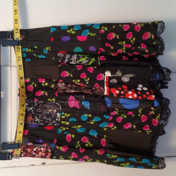 Floral Patch Skirt - Picture 2 of 3